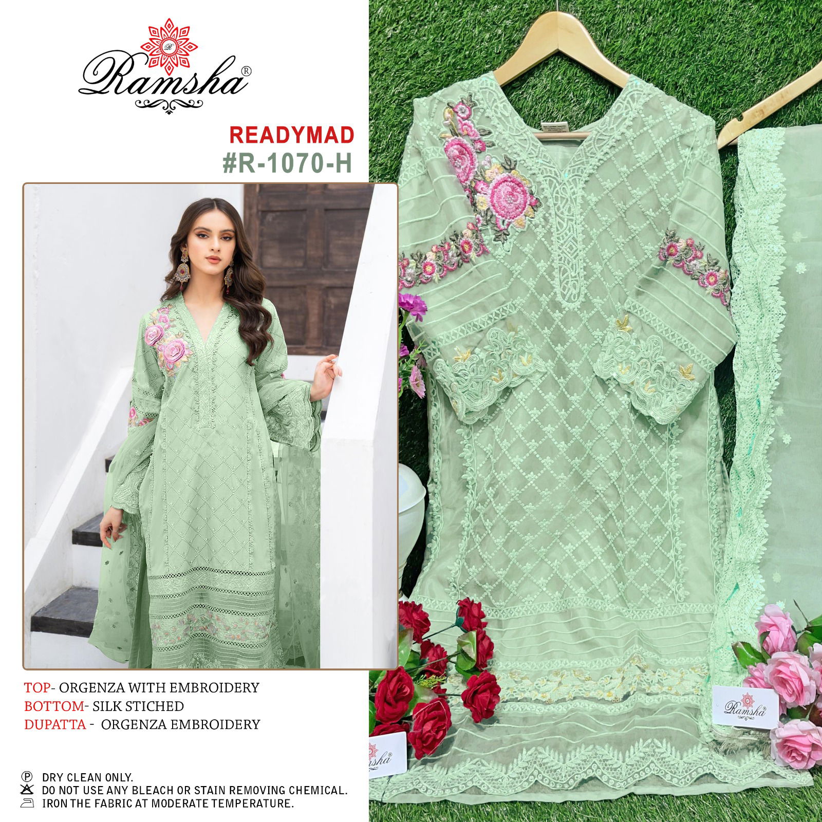 Ramsha R 1070 Readymade Pakistani Suits Catalog
